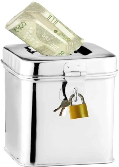 Piggy bank steel
