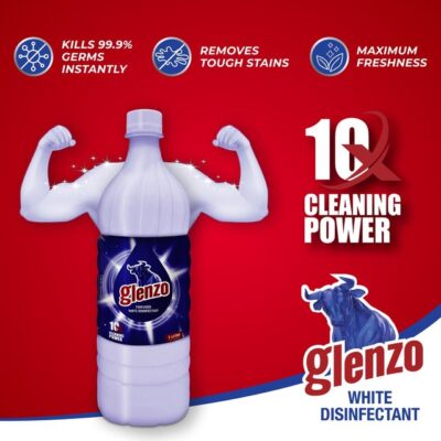 Glenzo White phenyle 1L